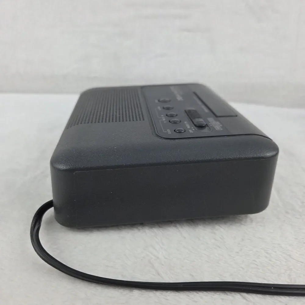 Vintage Sony Dream Machine FM AM Digital Clock Radio Black ICF-C240